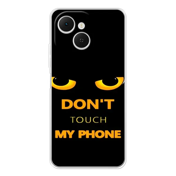 Чехол с рисунком «Не трогай мой телефон» для TECNO Spark 40C Чехол с рисунком «Не трогай мой телефон» для TECNO Spark 40C