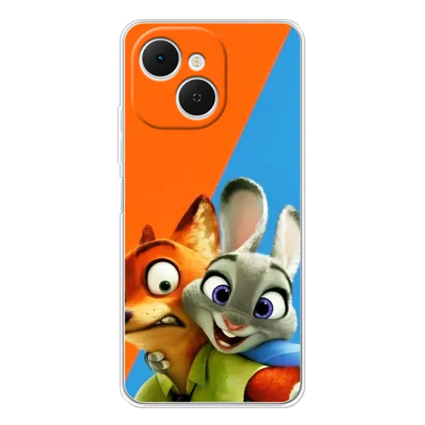 Чехол с рисунком «Ник и Хопс» для TECNO Spark 40C Чехол с рисунком «Ник и Хопс» для TECNO Spark 40C