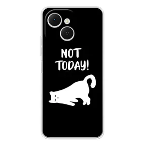 Бампер с изображением Котиков для ТЕКНО Спарк 40С (Not Today)