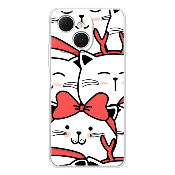 Чехол с рисунком «Новогодние котики» для TECNO Spark 40C Чехол с рисунком «Новогодние котики» для TECNO Spark 40C