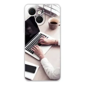 Силиконовый бампер (Работники) на TECNO Spark 40C (Офисный работник)