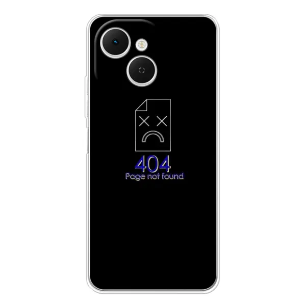 Чохол з малюнком «Помилка 404» для TECNO Spark 40C Чохол з малюнком «Помилка 404» для TECNO Spark 40C