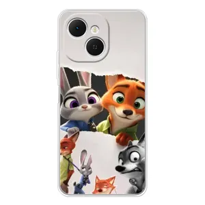 Силіконовий чохол з принтом Зоотрополіс для TECNO Spark 40C (Персонажі Зоо)
