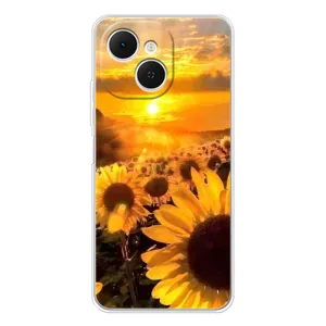 Чехол с Цветами для TECNO Spark 40C (поле подсолнухов)