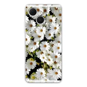Чехол с ромашками на TECNO Spark 40C (Рамка в ромашках)