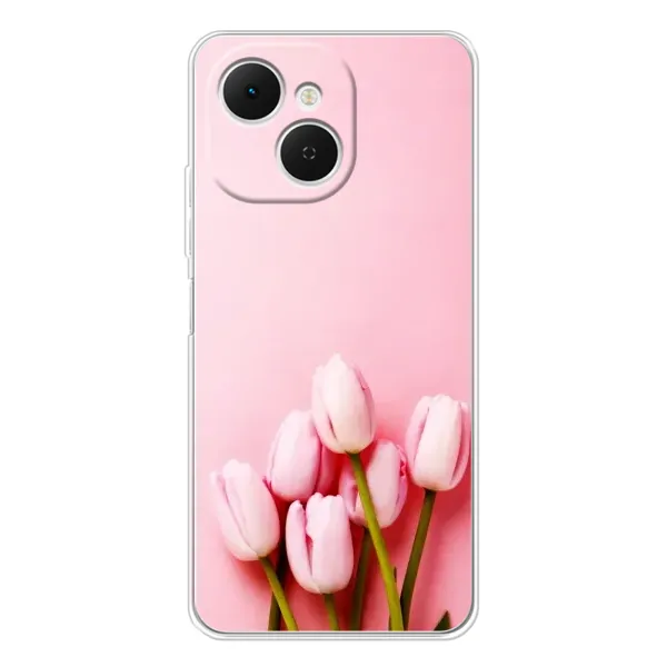 Чехол с рисунком «Розовые тюльпаны» для TECNO Spark 40C Чехол с рисунком «Розовые тюльпаны» для TECNO Spark 40C