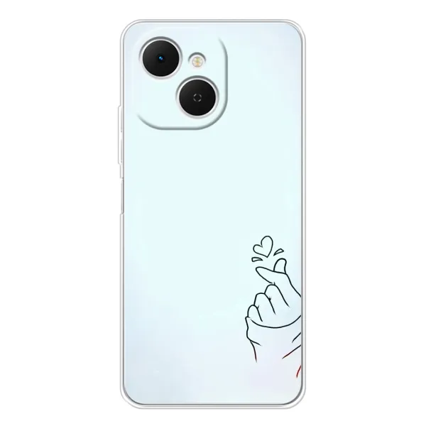 Чохол з малюнком «Сердечко на блакитному» для TECNO Spark 40C Чохол з малюнком «Сердечко на блакитному» для TECNO Spark 40C