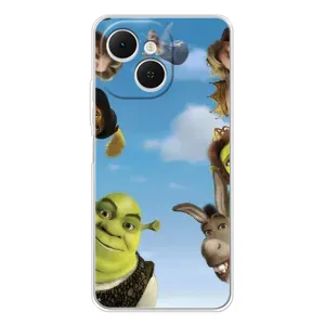Друкований чохол з принтом Шрек для TECNO Spark 40C (Герої Шрек)