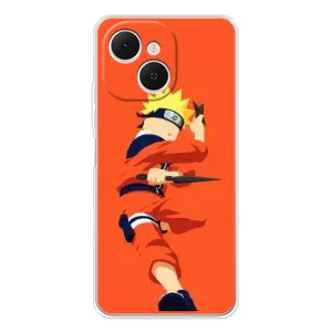 Чехлы с принтом Наруто на TECNO Spark 40C (Силуэт Наруто)