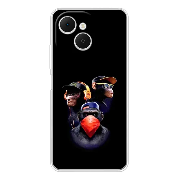 Чехол с рисунком «Три обезьяны» для TECNO Spark 40C Чехол с рисунком «Три обезьяны» для TECNO Spark 40C