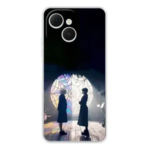 Чехлы с принтом Уэнсдей на TECNO Spark 40C (Уэнсдей и Энди)