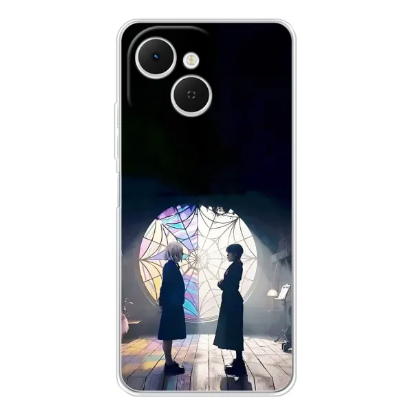 Чехол с рисунком «Уэнсдей и Энди» для TECNO Spark 40C Чехол с рисунком «Уэнсдей и Энди» для TECNO Spark 40C