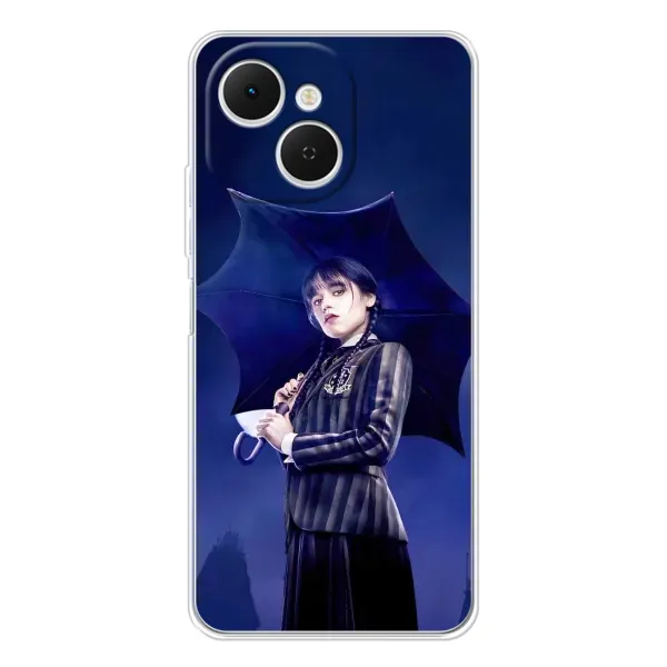 Чехол с рисунком «Уэнсдей с зонтом» для TECNO Spark 40C Чехол с рисунком «Уэнсдей с зонтом» для TECNO Spark 40C