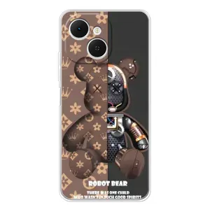 Силиконовый чехол для TECNO Spark 40C (Медмедь Луи Виттон)