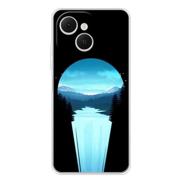 Чохол з малюнком «Синій Водоспад» для TECNO Spark 40C Чохол з малюнком «Синій Водоспад» для TECNO Spark 40C