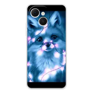 Чехол с Лисичкой для TECNO Spark 40C (Яркая Лиса)