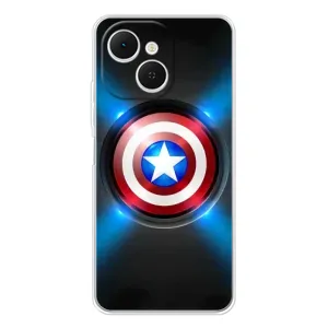 Чехол с Щитом Капитана Америки на TECNO Spark 40C (Яркий Щит Капитана)
