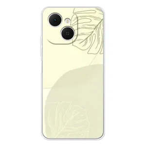 Чехол цветочный дизайн для TECNO Spark 40C (Зелёный фон)