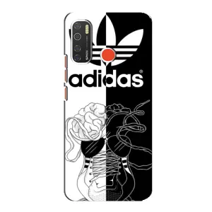 Чехол в стиле "Адидас" для Техно Спарк 5 Про (Adidas шнурки)