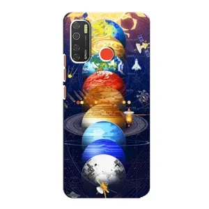 Чехол (ТПУ) с планетами на TECNO Spark 5 Pro (Арт планети)