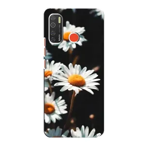 Чохол з ромашками на TECNO Spark 5 Pro (Білі ромашки)