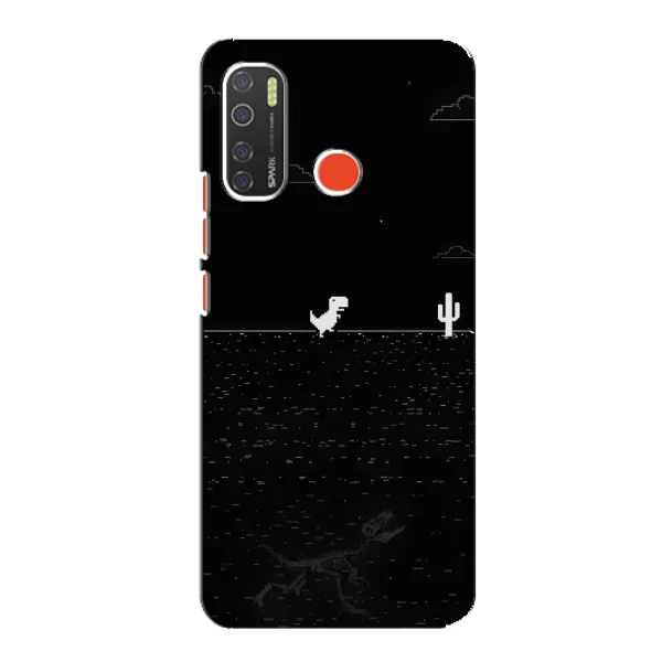 Чохол з малюнком «Динозаврик» для TECNO Spark 5 Pro Чохол з малюнком «Динозаврик» для TECNO Spark 5 Pro