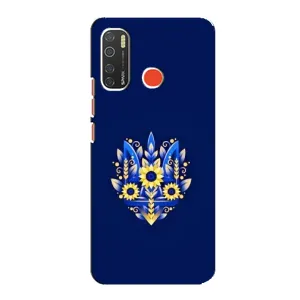 Чехол с картинкой (Патриотический ГЕРБ) на TECNO Spark 5 Pro (герб)