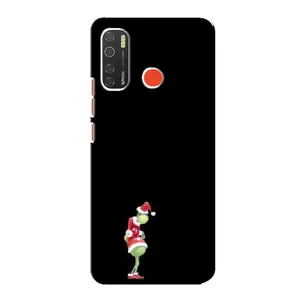Чехол с рисунком «Гринч на чорном» для TECNO Spark 5 Pro