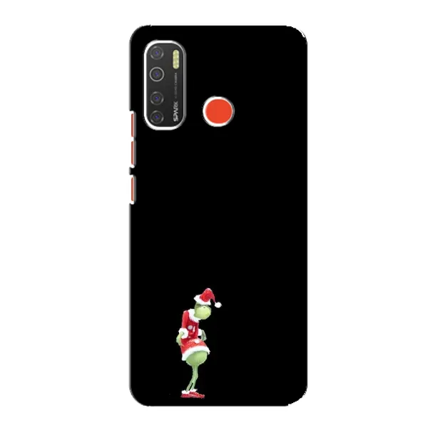 Чехол с рисунком «Гринч на чорном» для TECNO Spark 5 Pro Чехол с рисунком «Гринч на чорном» для TECNO Spark 5 Pro