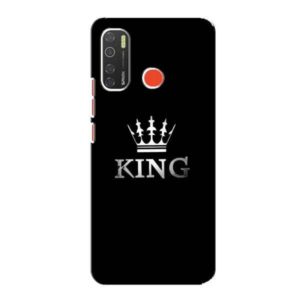 Чохол з малюнком «KING» для TECNO Spark 5 Pro