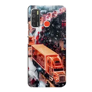 Чехлы на Новый Год TECNO Spark 5 Pro (Кока Кола)