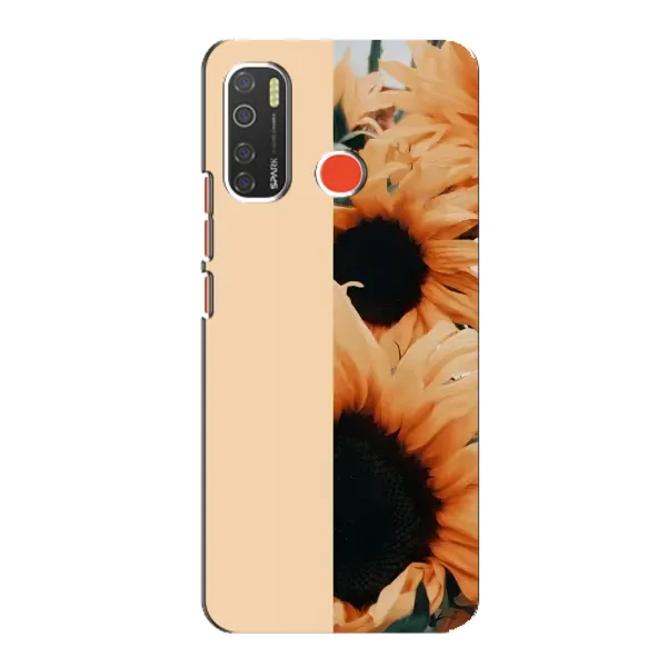 Чехол с рисунком «Красивые подсолнухи» для TECNO Spark 5 Pro Чехол с рисунком «Красивые подсолнухи» для TECNO Spark 5 Pro
