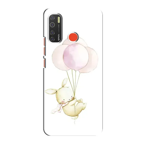 Чехол с рисунком «Кролик и шарики» для TECNO Spark 5 Pro Чехол с рисунком «Кролик и шарики» для TECNO Spark 5 Pro