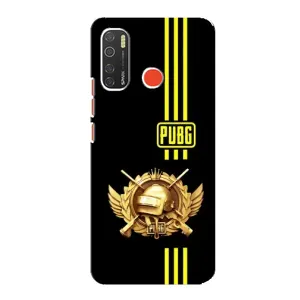 Чехол (TPU) с картинкой "Лого Пабг" на Техно Спарк 5 Про (Лого PUPG)