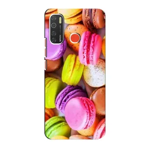 Чохол з зображенням смачної їжі для TECNO Spark 5 Pro (Макаруни)