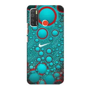 Силиконовый Чехол на TECNO Spark 5 Pro с картинкой Nike (Найк зеленый)