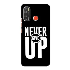 Силиконовый Чехол на TECNO Spark 5 Pro с картинкой Nike (Never Give UP)