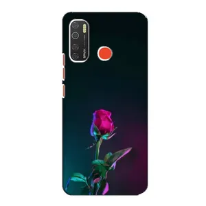 Чохли з принтом Троянд для TECNO Spark 5 Pro (Нічна троянда)