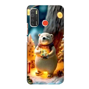Чехлы на Новый Год TECNO Spark 5 Pro (Новогодний ведмеженок)