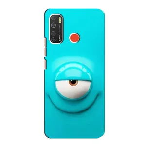 Силиконовые Чехлы (смешные стикеры) для TECNO Spark 5 Pro (Одноглазик)
