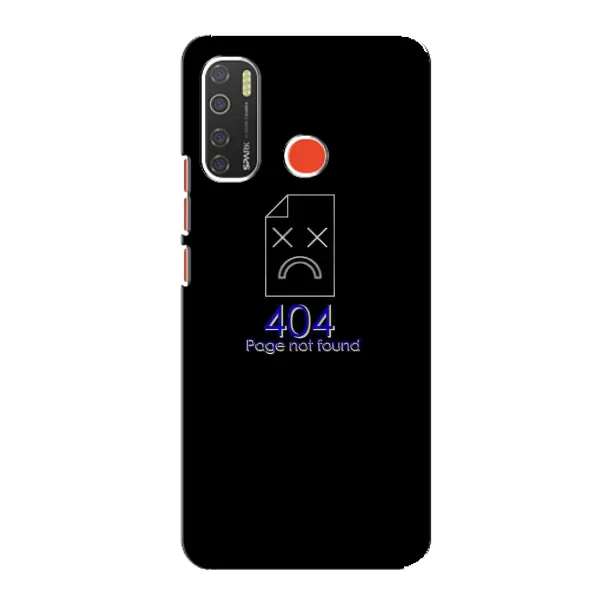 Чохол з малюнком «Помилка 404» для TECNO Spark 5 Pro Чохол з малюнком «Помилка 404» для TECNO Spark 5 Pro