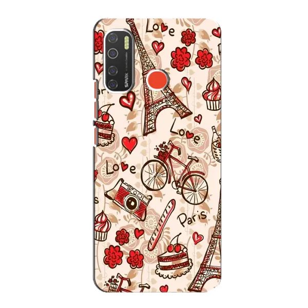 Чохол з малюнком «Париж мрія» для TECNO Spark 5 Pro Чохол з малюнком «Париж мрія» для TECNO Spark 5 Pro