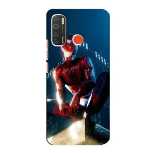 Чехол Супергерой Человека Паука на TECNO Spark 5 Pro (Паук на доме)
