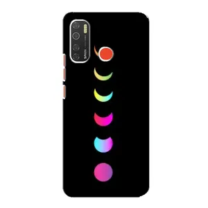 Чехол (ТПУ) с планетами на TECNO Spark 5 Pro (Полнолуние)