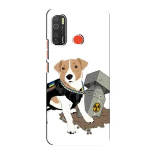 Чехол с принтом Собаки Патрон для TECNO Spark 5 Pro (Пёс Патрон с ракетой)