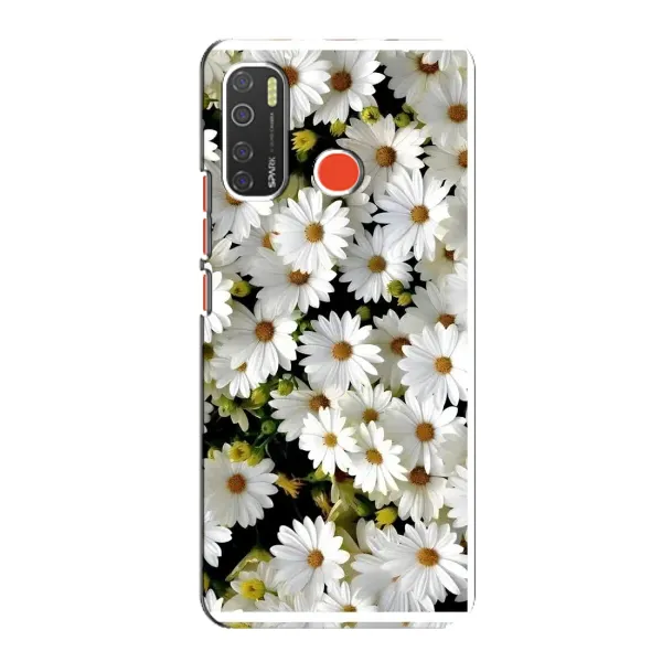 Чехол с рисунком «Рамка в ромашках» для TECNO Spark 5 Pro Чехол с рисунком «Рамка в ромашках» для TECNO Spark 5 Pro