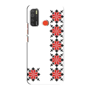 Силиконовый Чехол на TECNO Spark 5 Pro с картинкой Вышиванки (Силуэт вышиванки)