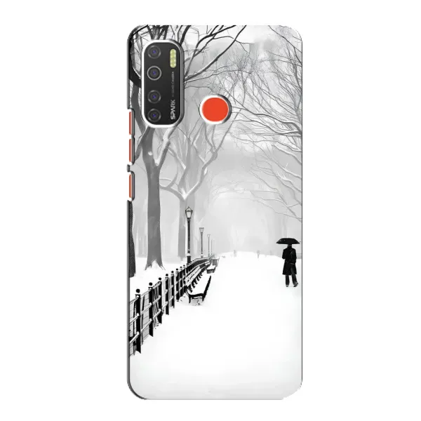 Чехол с рисунком «Снегом замело» для TECNO Spark 5 Pro Чехол с рисунком «Снегом замело» для TECNO Spark 5 Pro