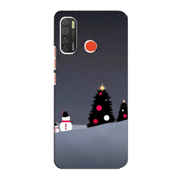 Чехол с рисунком «Снеговички» для TECNO Spark 5 Pro Чехол с рисунком «Снеговички» для TECNO Spark 5 Pro