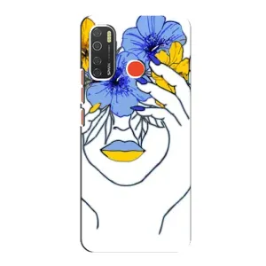 Чохол на TECNO Spark 5 Pro (Український дизайн) (Українка на всю голову)